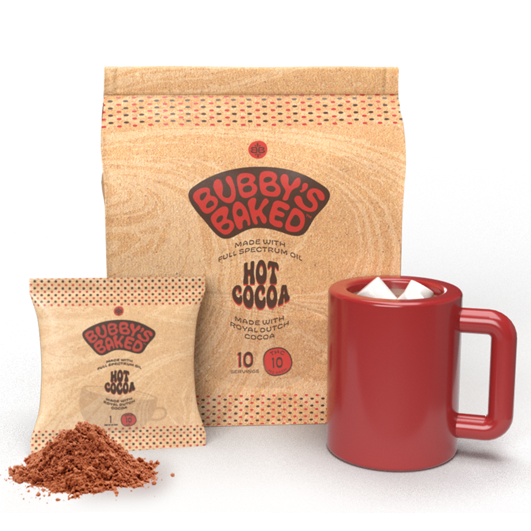 Photograph of product: Hot Cocoa 10mg Each 100mg Total