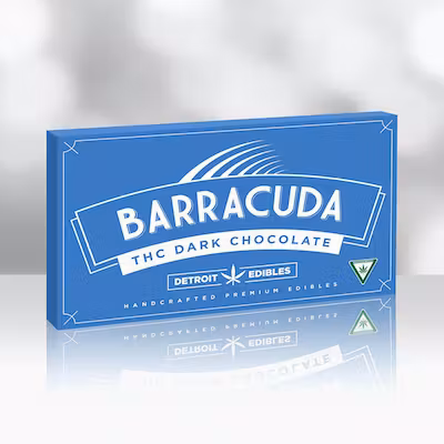 Photograph of product: Detroit Edibles - Barracuda Bar Dark Mint Chocolate 200mg