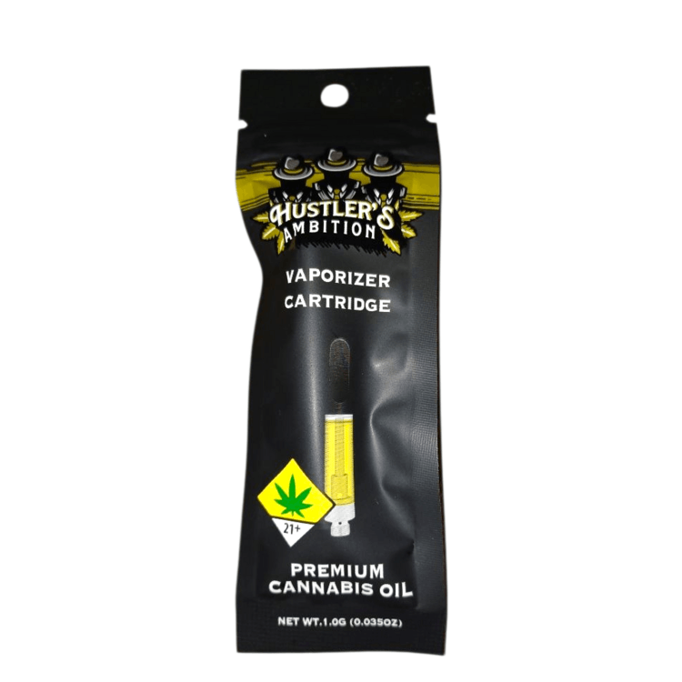 Photograph of product: Hustler's Ambition - Royal Blue Raspberry (H) - Vape - Distillate 510 - 1g