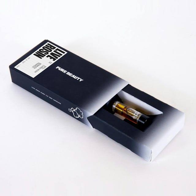 Photograph of product: Bermuda Triangle x Spritzer | 1g Live Rosin Cartridge - 