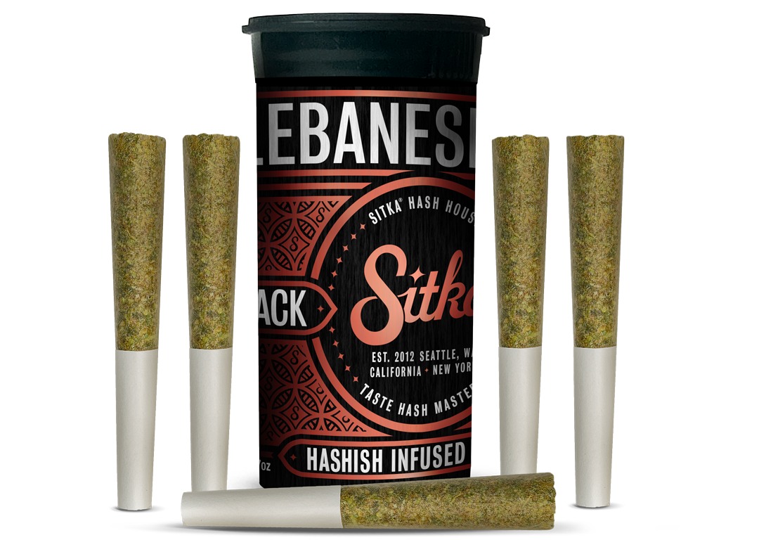 Photograph of product: au chocolat Infused Pre-Roll- Lebanese Red (Sitka) 5pk