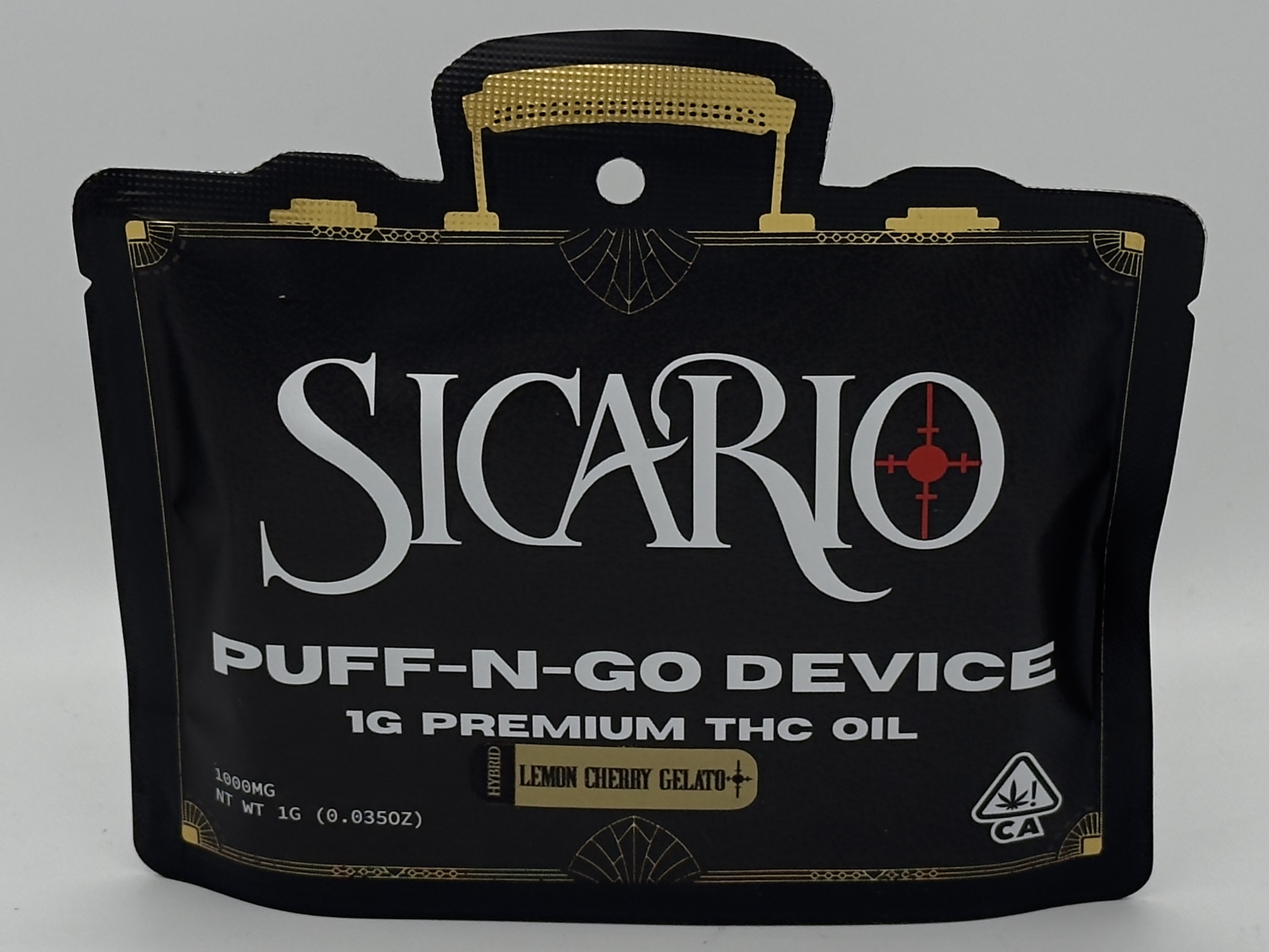 Photograph of product: Sicario 1G Diamond Cartridge - Afghan Kush