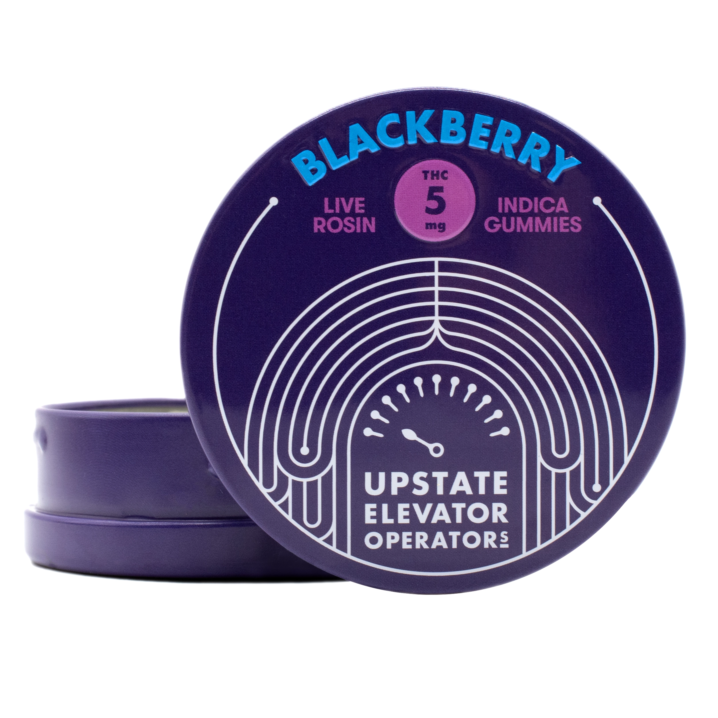 Photograph of product: Blackberry Live Rosin Gummy (50mg)