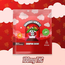 Photograph of product: HaHa | Champion Cherry Vegan Gummies 100mg