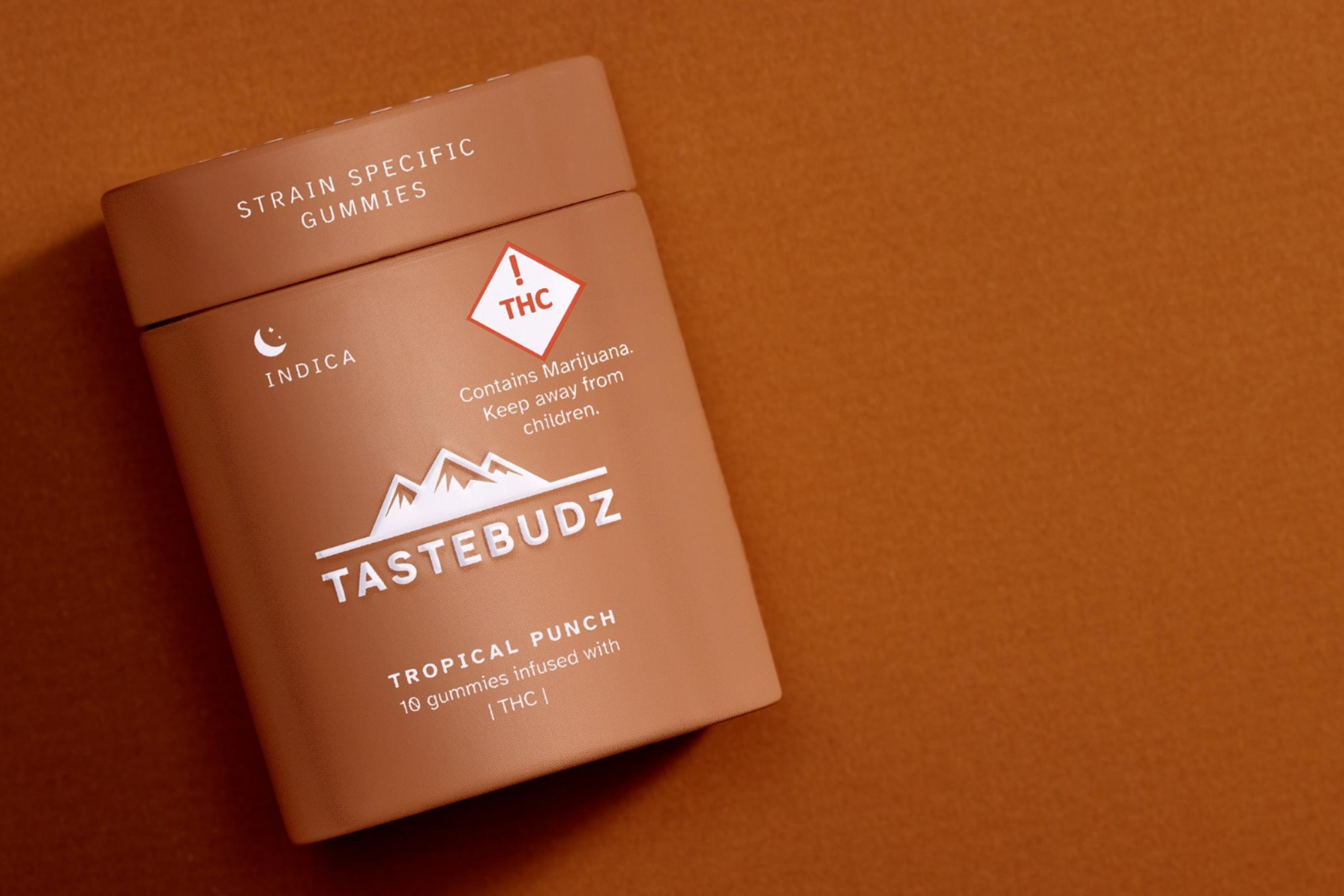 Photograph of product: TasteBudz Oui'd Tropical Punch Gummie