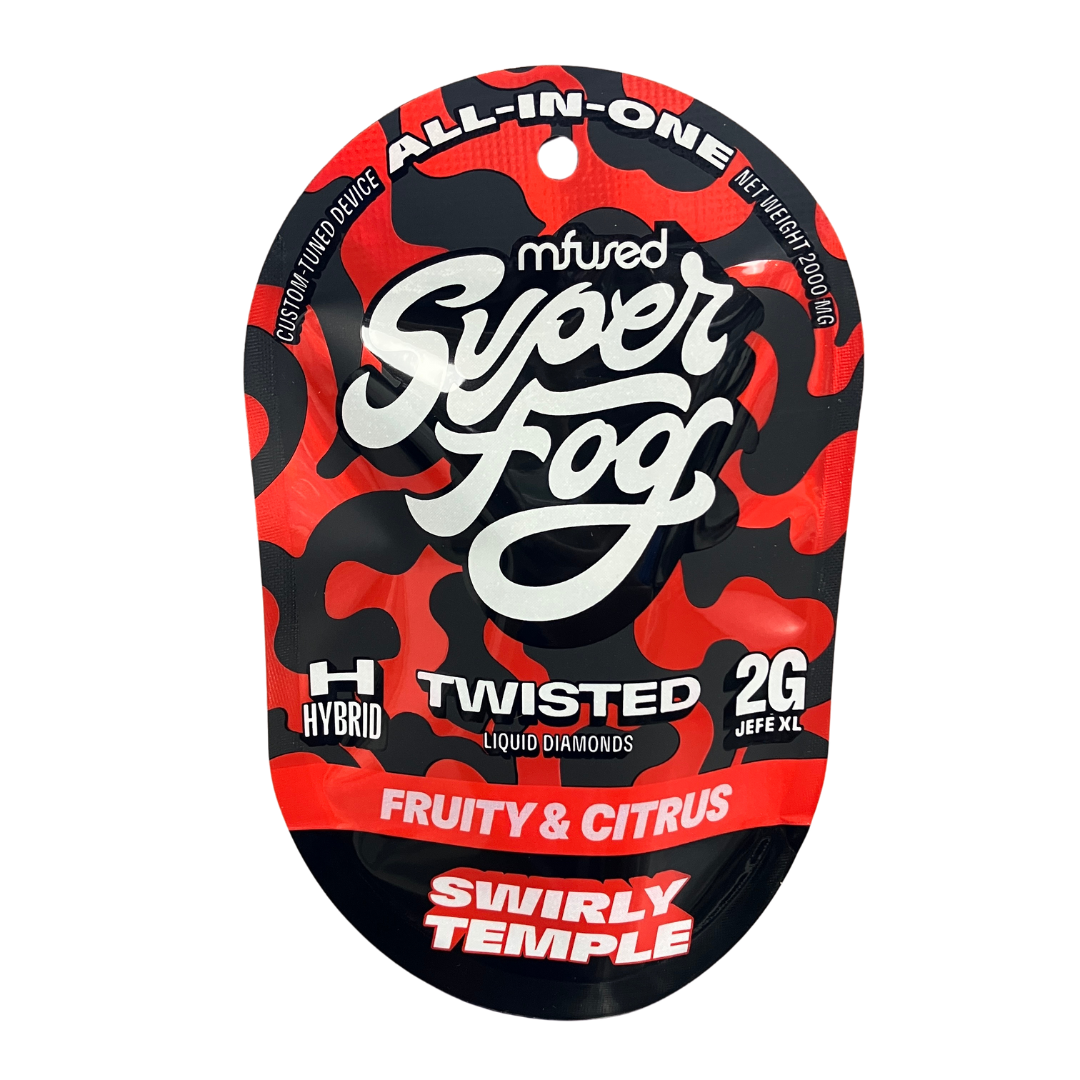 Photograph of product: 2000mg Swirly Temple Liquid Diamonds (H)