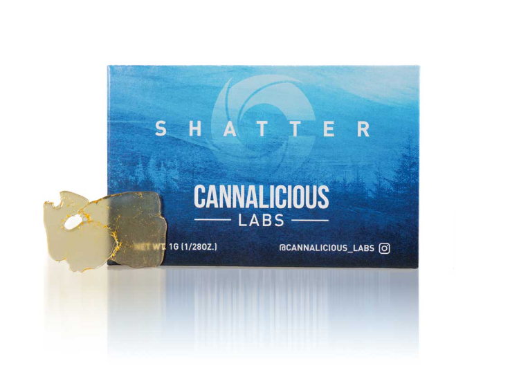 Photograph of product: Cannalicious | Papaya | Shatter
