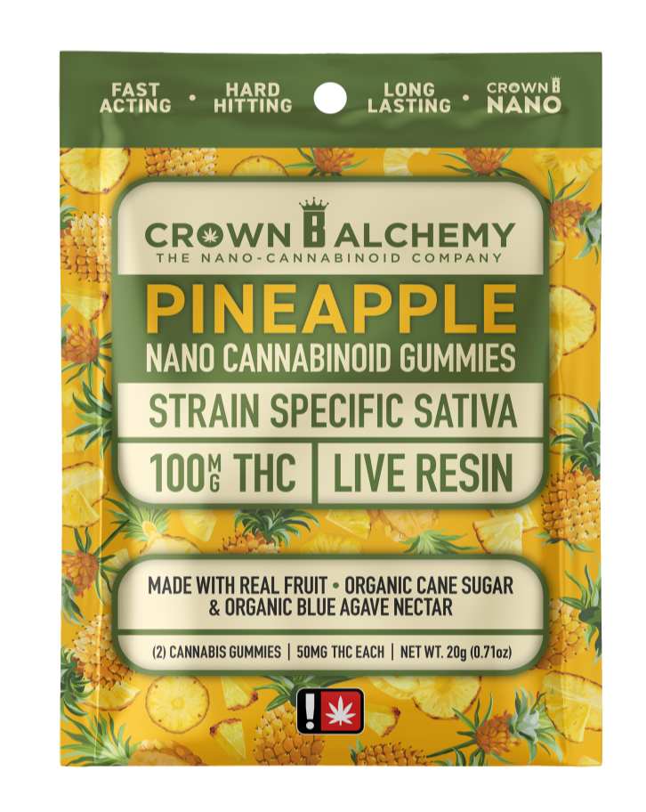 Photograph of product: Crown B Alchemy | Pineapple Single Gummy