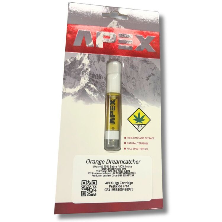 Photograph of Product: Orange Dreamcatcher Flavored Cartridge (Apex)