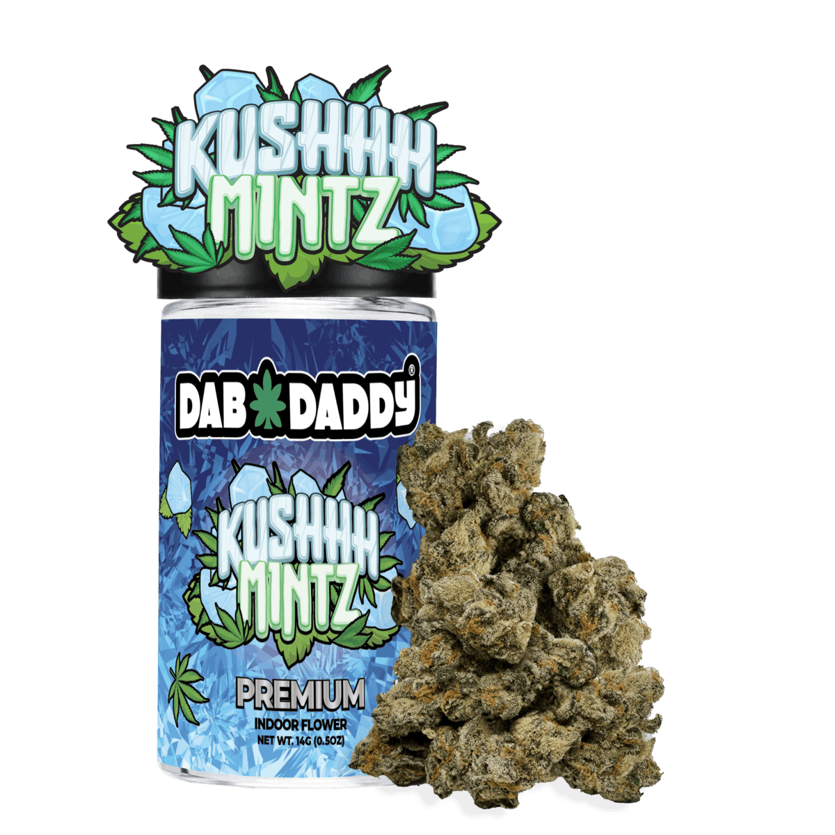 Photograph of product: Kushhh Mintz Flower 14g