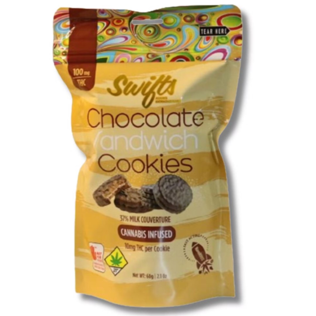 Photograph of Product: Chocolate Cov-Sand Cookie 10pk (Swifts)