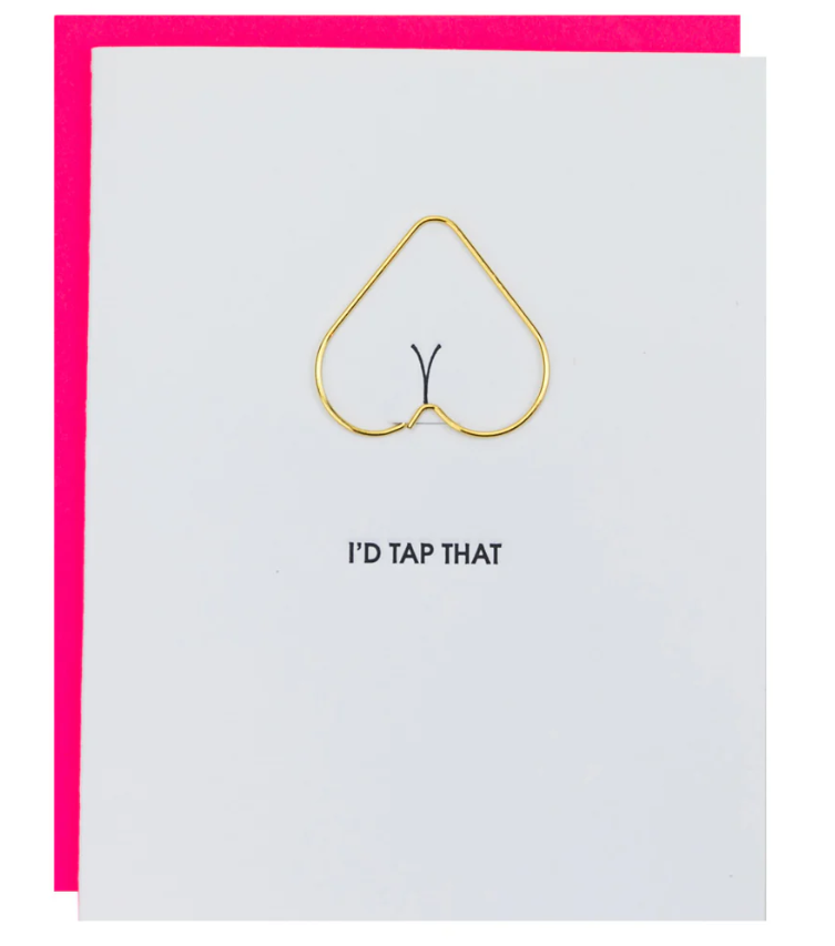 Photograph of product: Chez Gagne - I'd Tap That Greeting Card