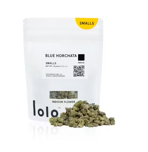 Photograph of product: BLUE HORCHATA | SMALLS | 14G