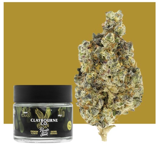 Photograph of product: [Claybourne Co.] Flower - 3.5g - Kush Mints (I/H)