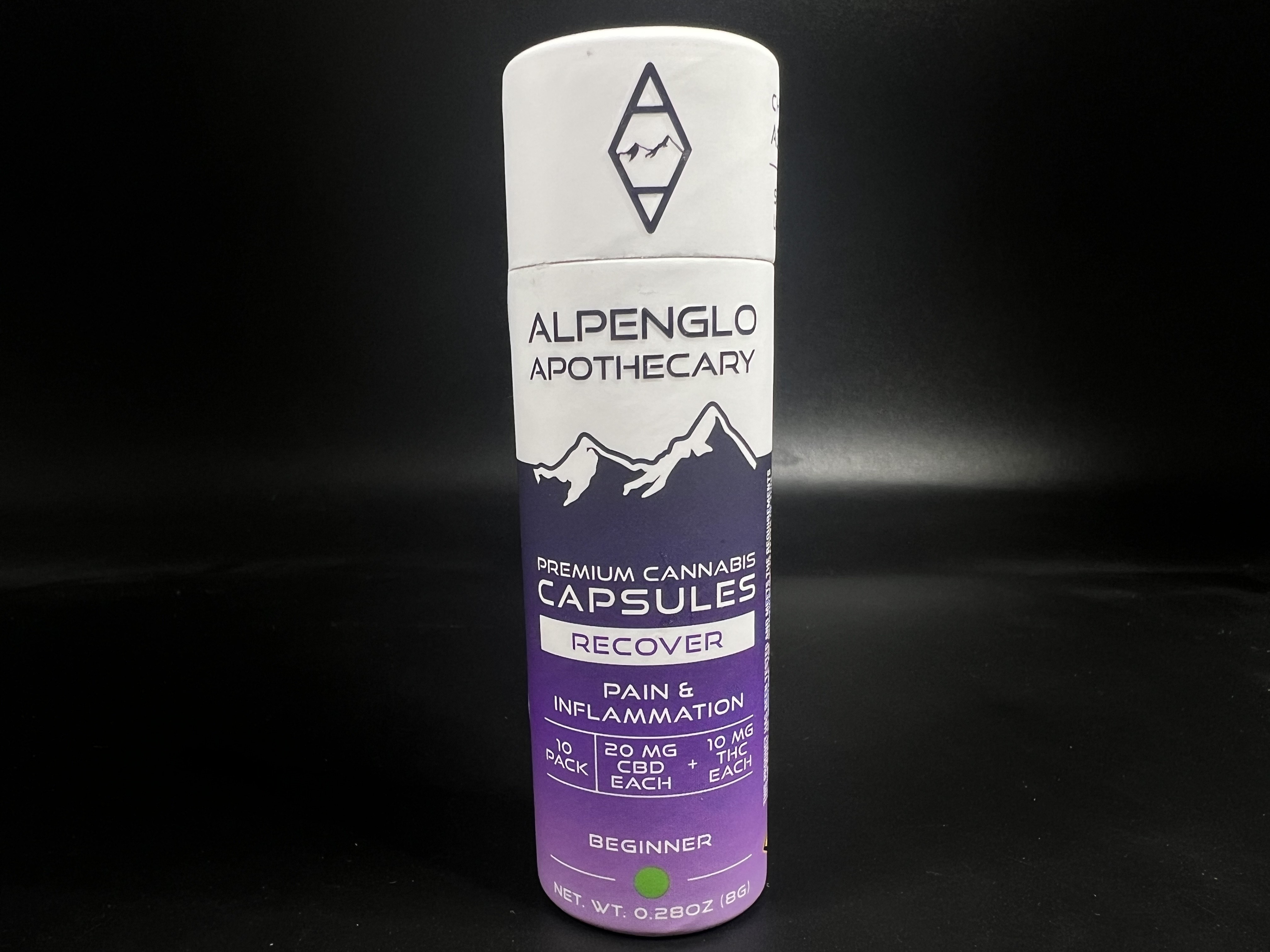 Photograph of product: Recover - Alpenglo - 10mg (10pk)
