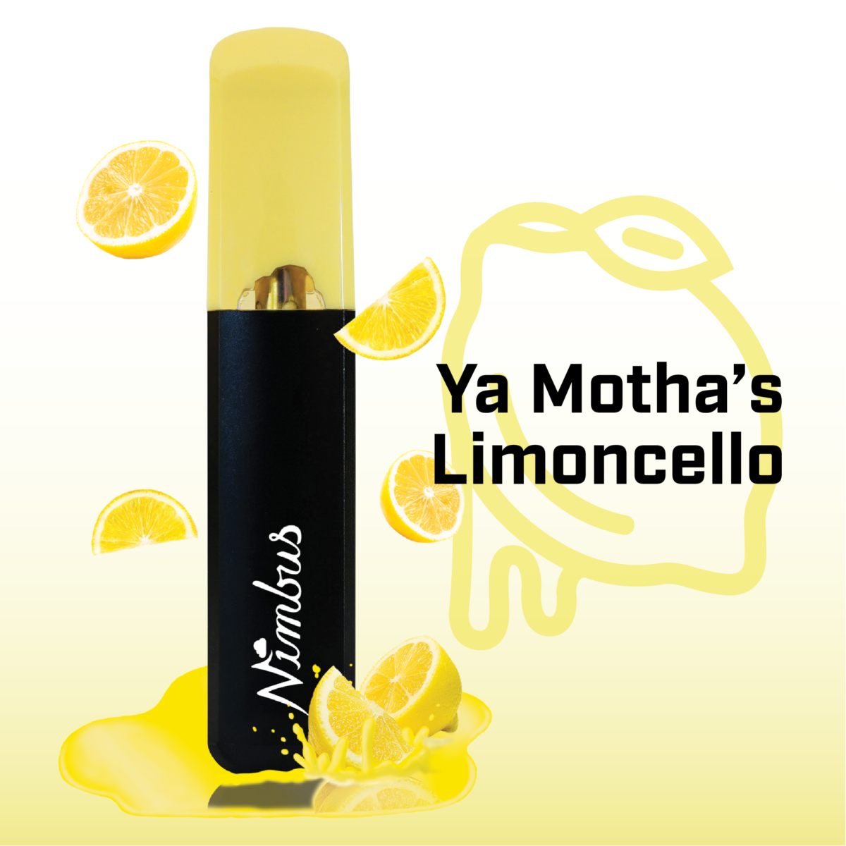 Photograph of product: Ya Motha's Limoncello Disposable Vape | 1g - Nimbus