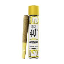 Photograph of product: STIIIZY 40s | Super Lemon Haze Infused Pre-Roll 1g