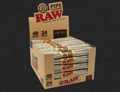 Photograph of product: RAW | Raw Hemp Pipe Cleaners | 24 Pack