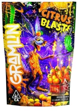 Photograph of product: Gramlin - Flower - Citrus Blast - 3.5G