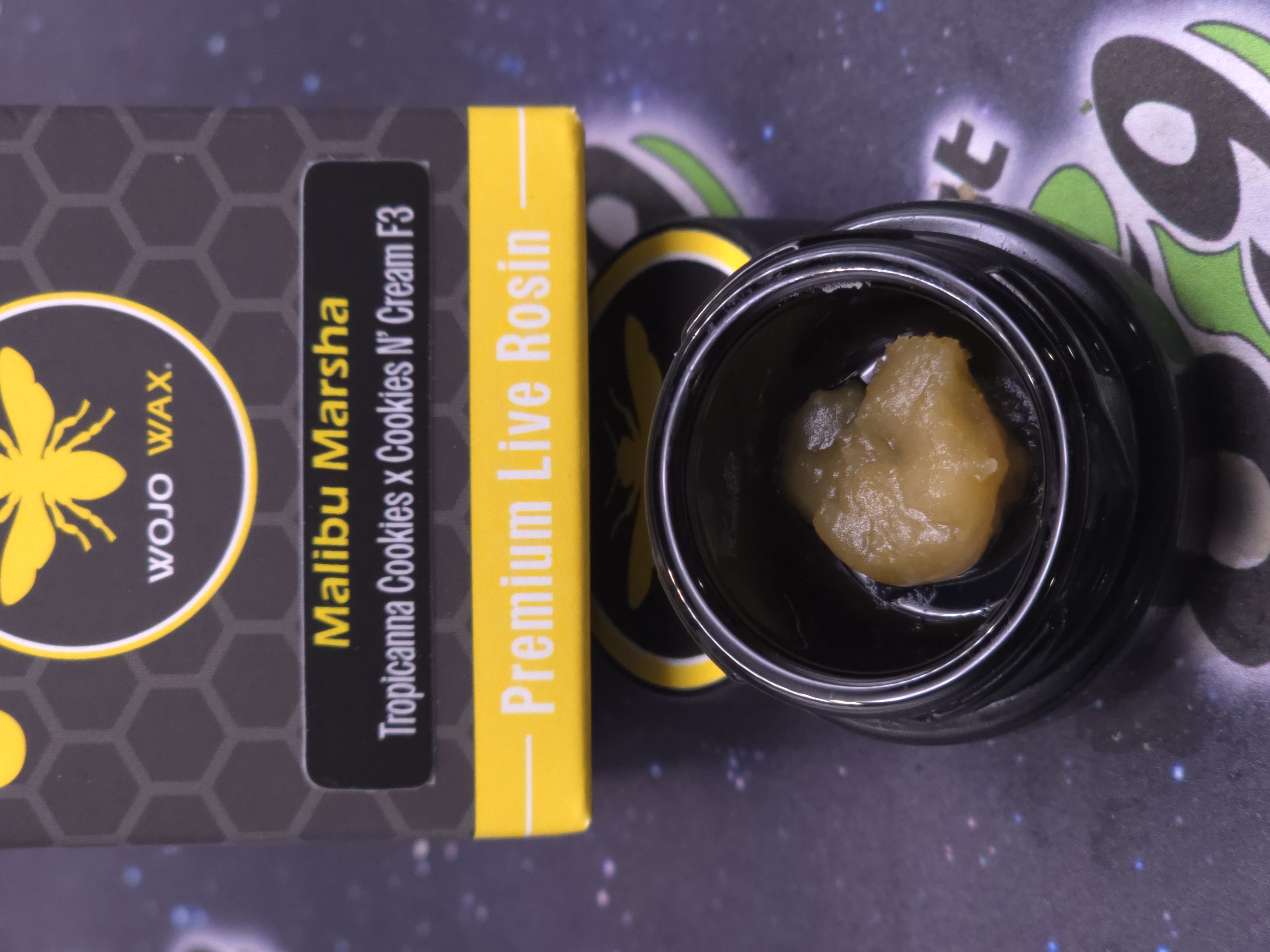 Photograph of product: Wojo | Malibu Marsha Live Rosin