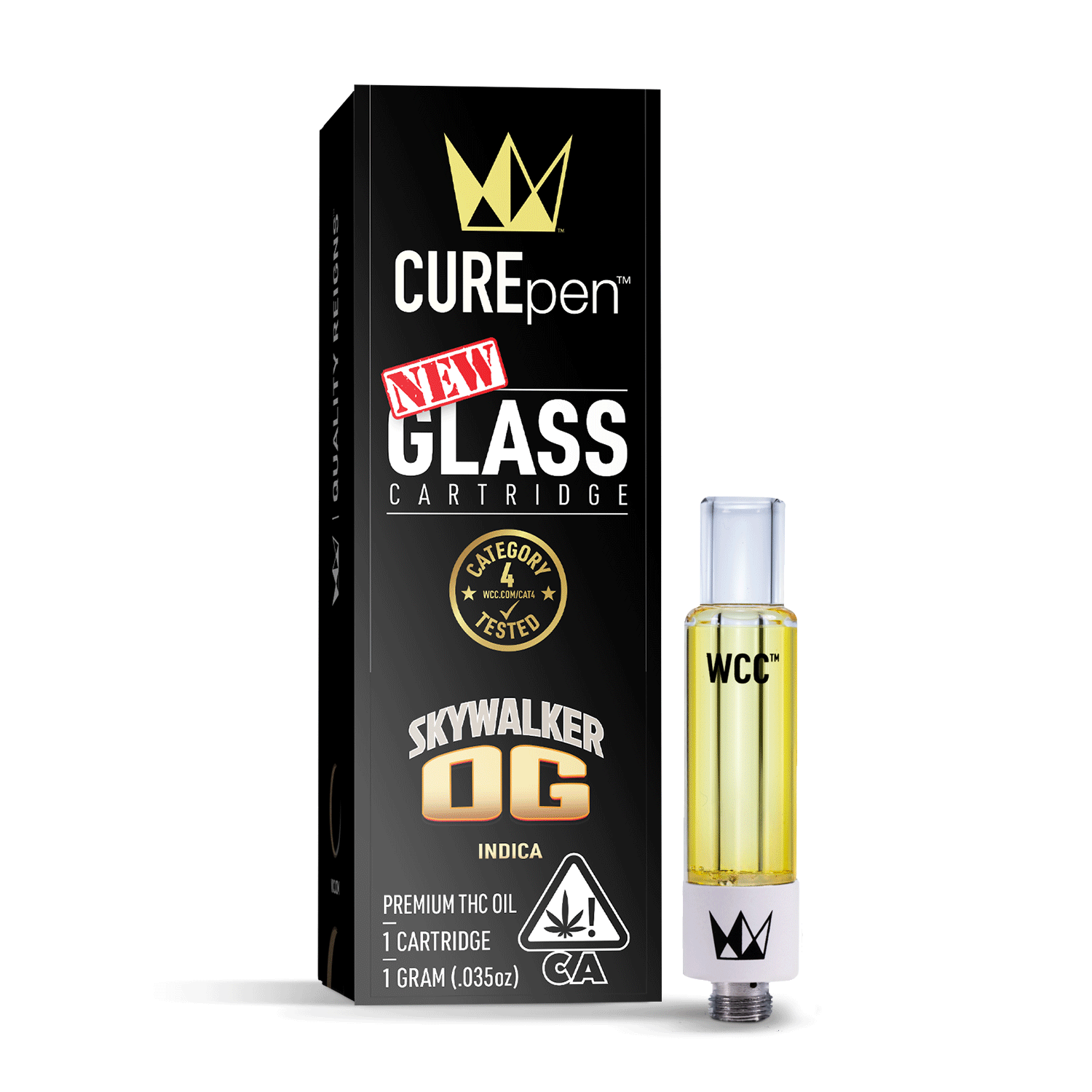 Photograph of product: West Coast Cure Skywalker OG (I) 1G Cartridge
