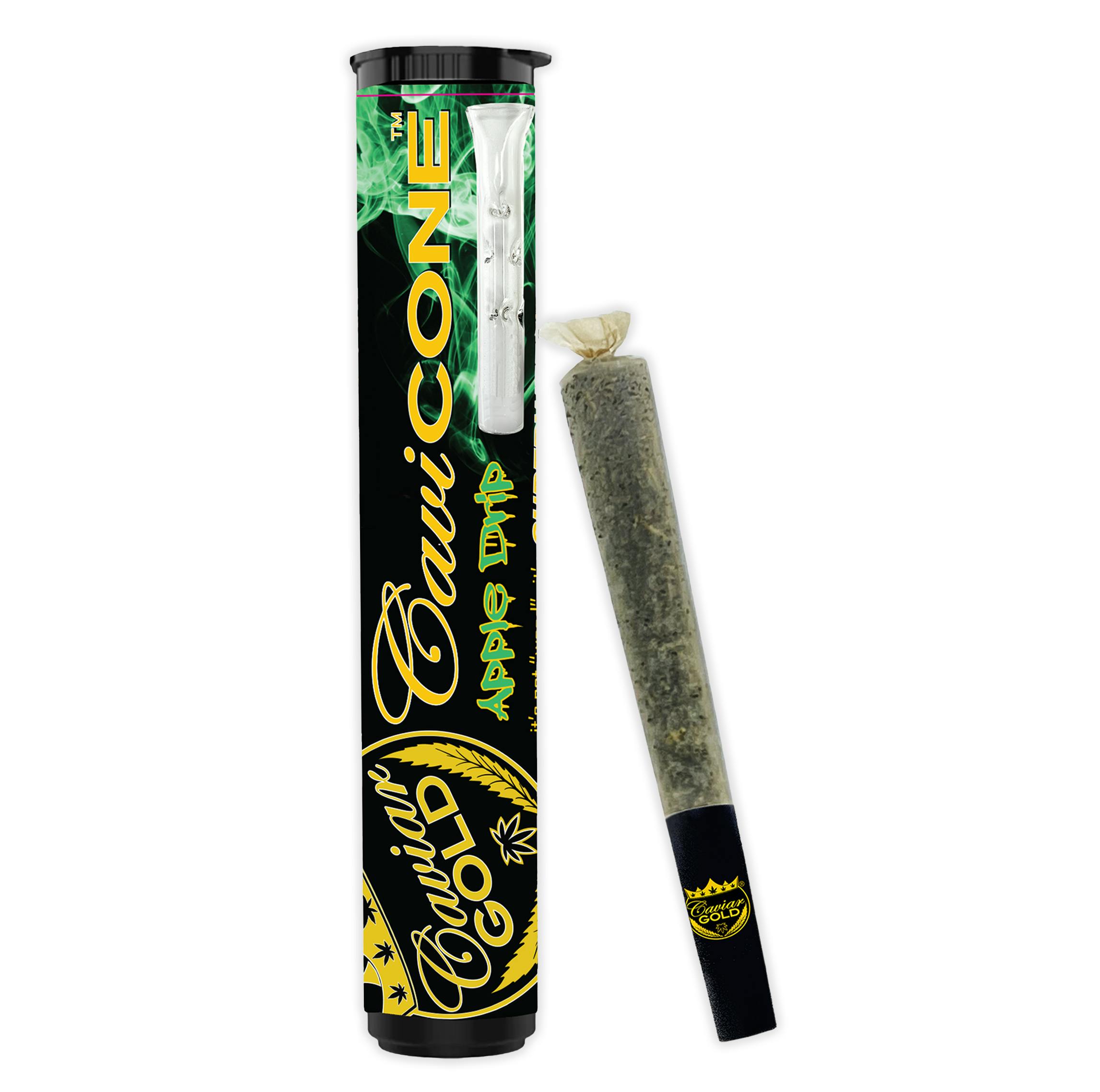 Photograph of product: APPLE DRIP INFUSED CAVI CONE [1.3G]