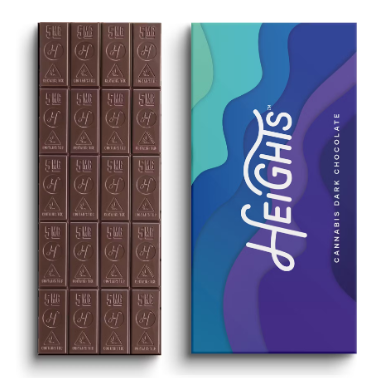 Photograph of product: Dark Chocolate Bar - TH-oui 100mg - Heights