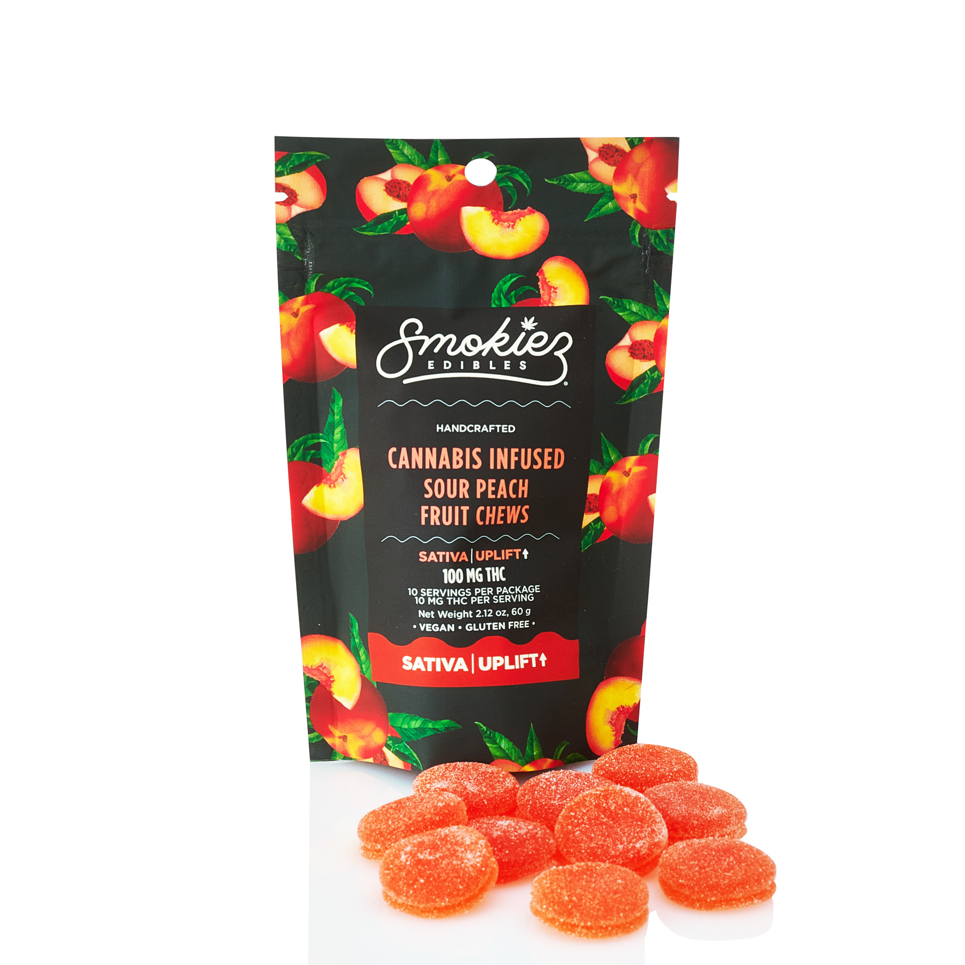 Photograph of product: Sour Peach | 10 x 10mg