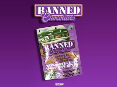 Photograph of product: Banned | Vanilla Wafer Stix | 3-pack | 200mg