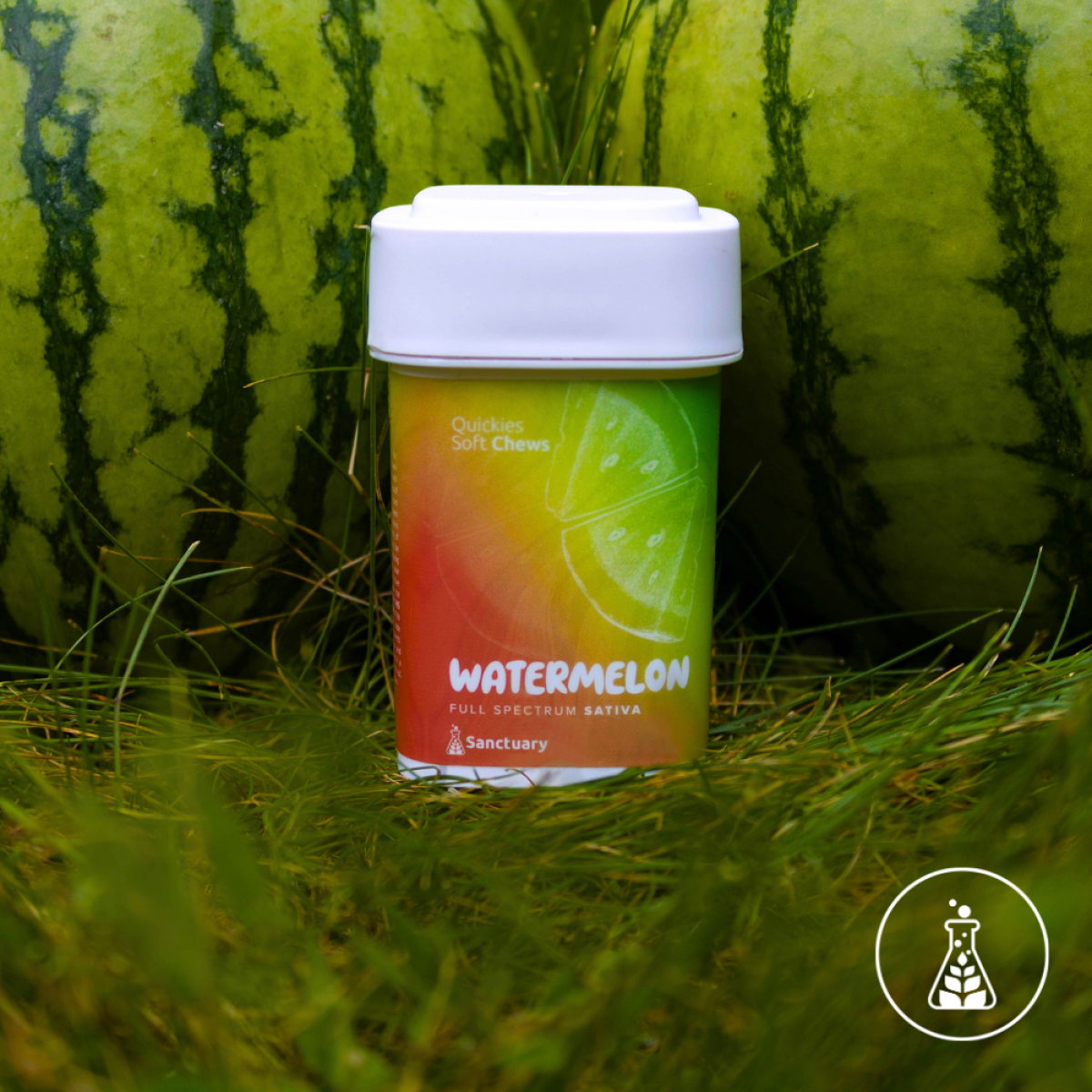 Photograph of product: Quickies | Watermelon Oui'd - Gummies 100mg (20pk)