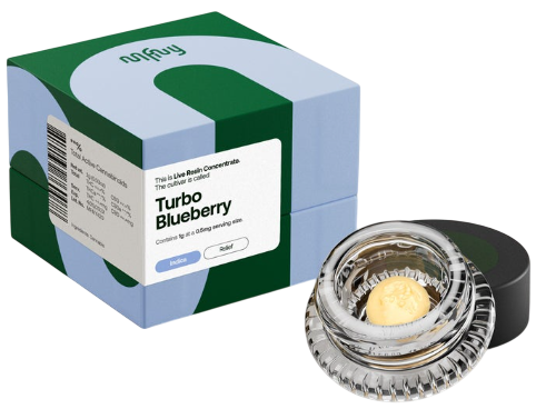 Photograph of product: Live Resin Turbo Blueberry - Concentrate (1.0g)