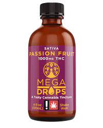 Photograph of product: Magic Number | Passion Fruit Oui'd Mega Drops | 1000mg Live Resin