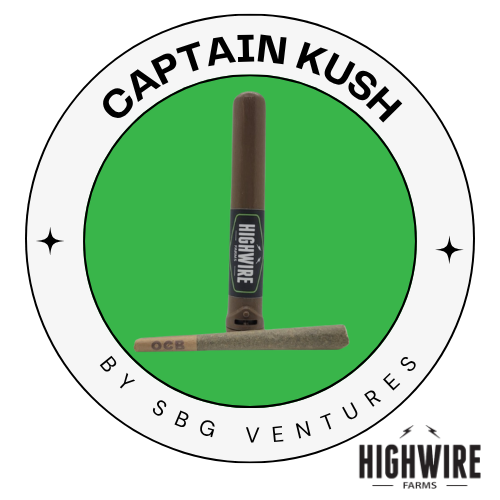 Photograph of product: Captain Kush Preroll 1g