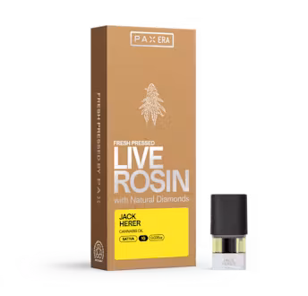 Photograph of product: 1G - PAX POD - LIVE ROSIN - JACK HERER