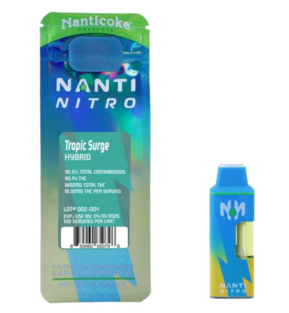 Photograph of product: Nanticoke - Nanti Nitro - Tropic Surge - AIO Vape Pen