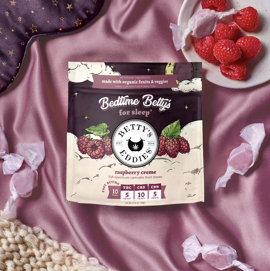 Photograph of product: Bedtime Bettys for sleep Raspberry Creme 10pk