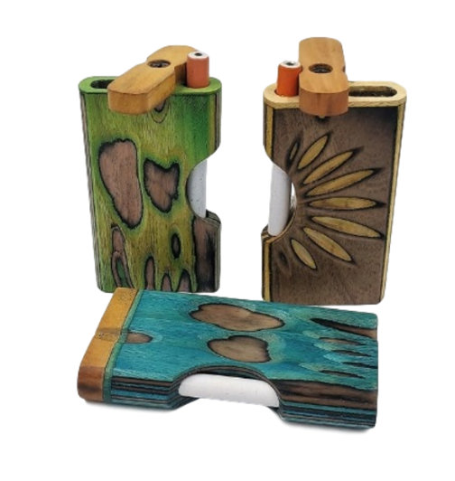 Photograph of product: Luvbuds | Dugout | 4" Cut out W/ One Hitter | Assorted Colors