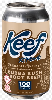 Photograph of product: Keef Cola 100 mg Root Beer Xtreme