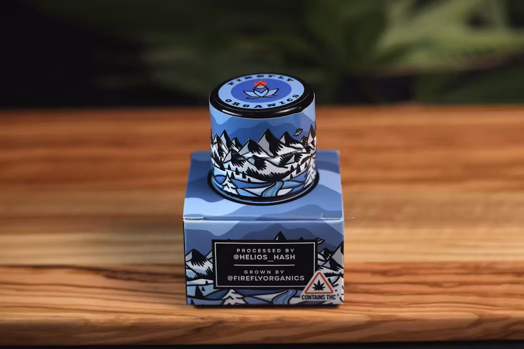 Photograph of product: Firefly x Helios Amarelo Live au chocolat Rosin 1g