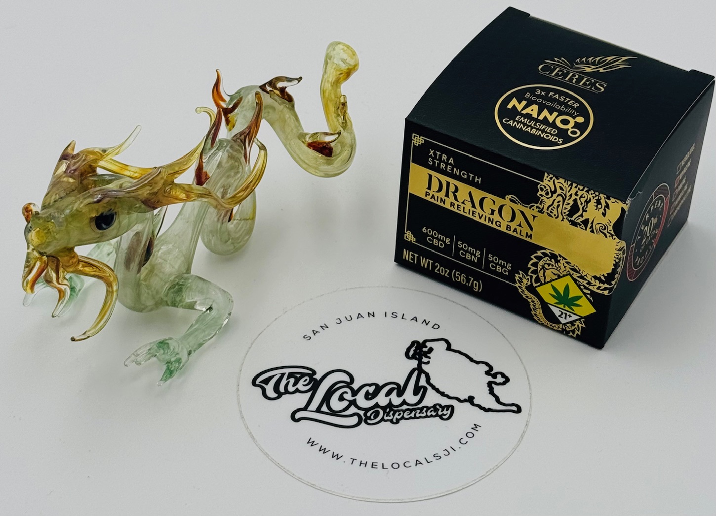 Photograph of Product: Xtra Strength CBD Dragon Balm Jar 2oz