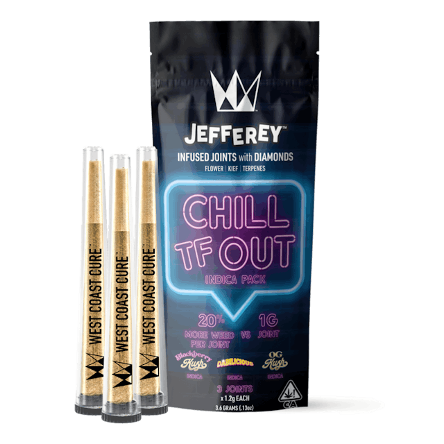 Photograph of product: Chill TF Out Pre-Roll 3pk 3.6g - 
