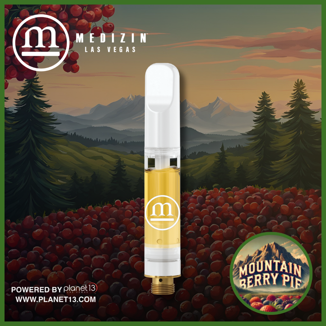 Photograph of product: Medizin Mountain Berry Pie .5g Live Resin Vape Cartridge