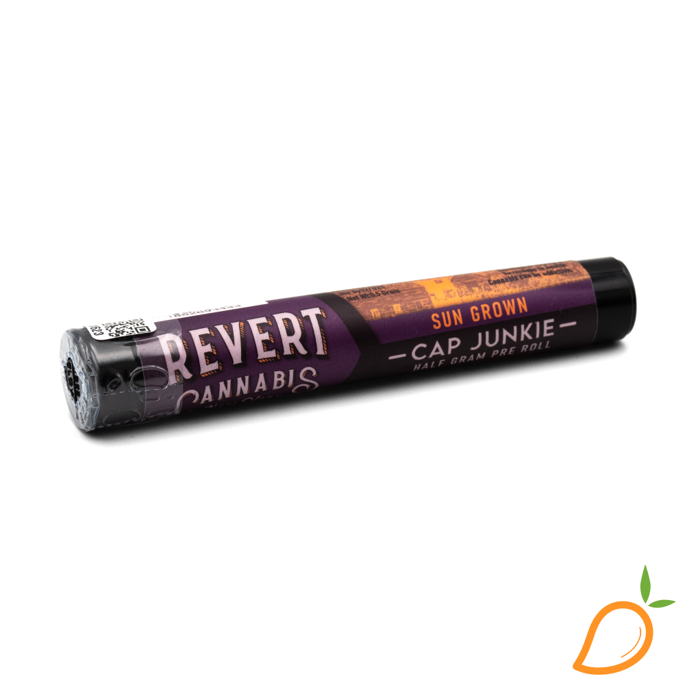 Photograph of product: 0.5g Cap Junkie Preroll Revert
