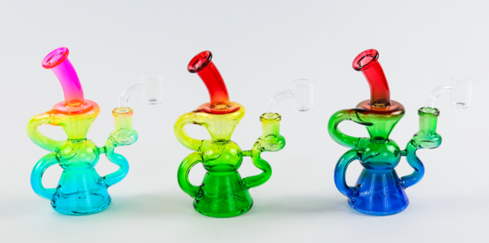Photograph of product: $50 5.5" SirEEL Triple Tone Electra Recycler Rig