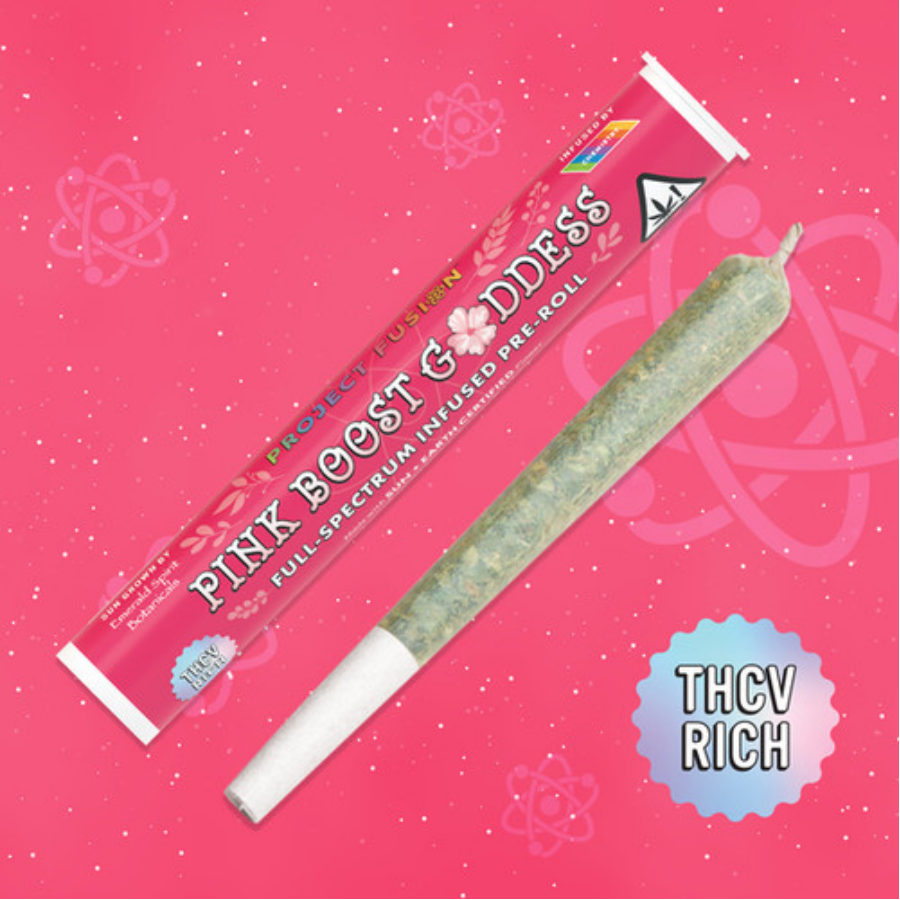 Photograph of product: Chemistry Pink Boost Goddess Full Spectrum Infused Preroll