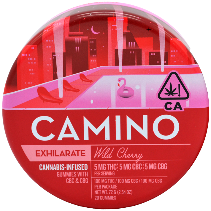 Photograph of product: Wild Cherry | 72G 5MG 20PK