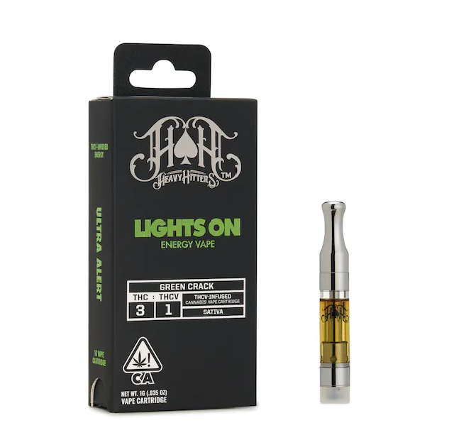 Photograph of product: Heavy Hitters TH-ouiV Green Crack TH-oui:TH-ouiV Cartridge 1g