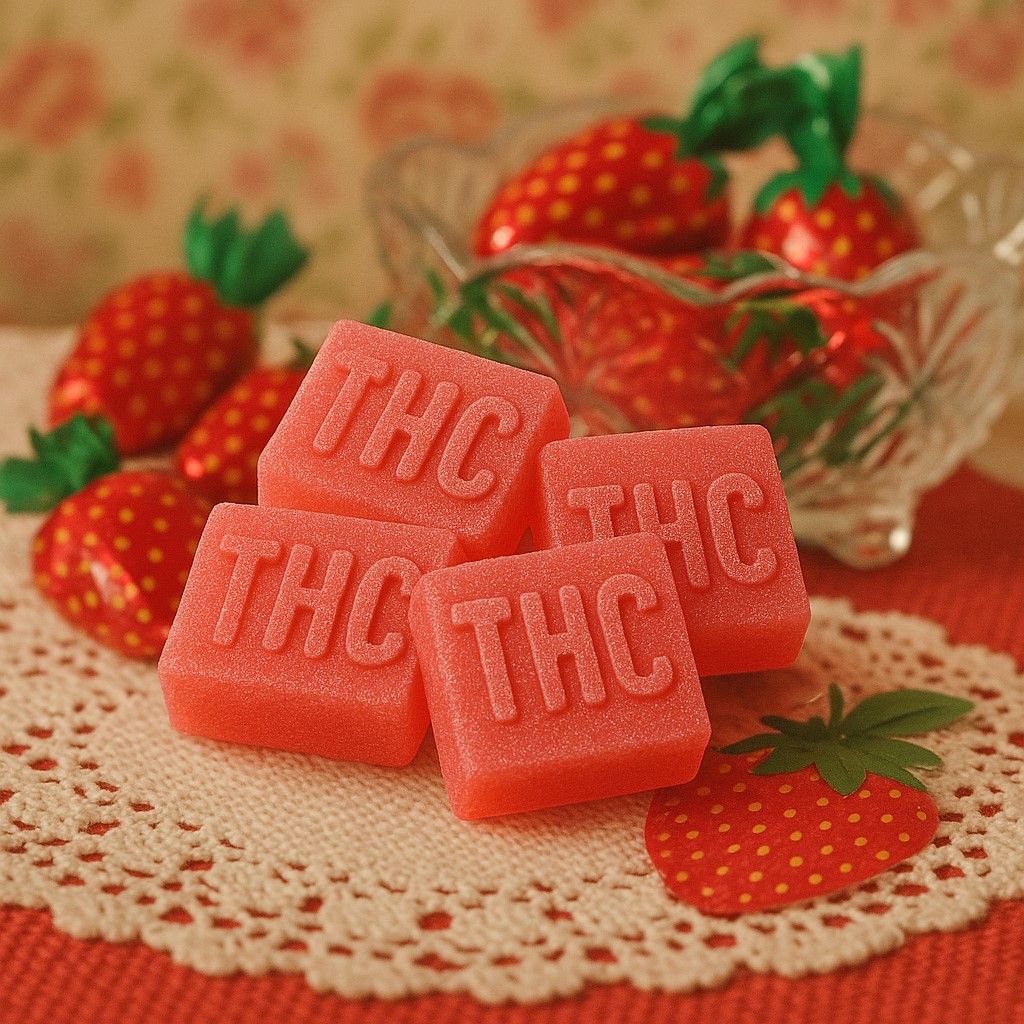 Photograph of product: Strawberry TH-oui/CBD Gummies T4.4C5.3 (00710) 20pk
