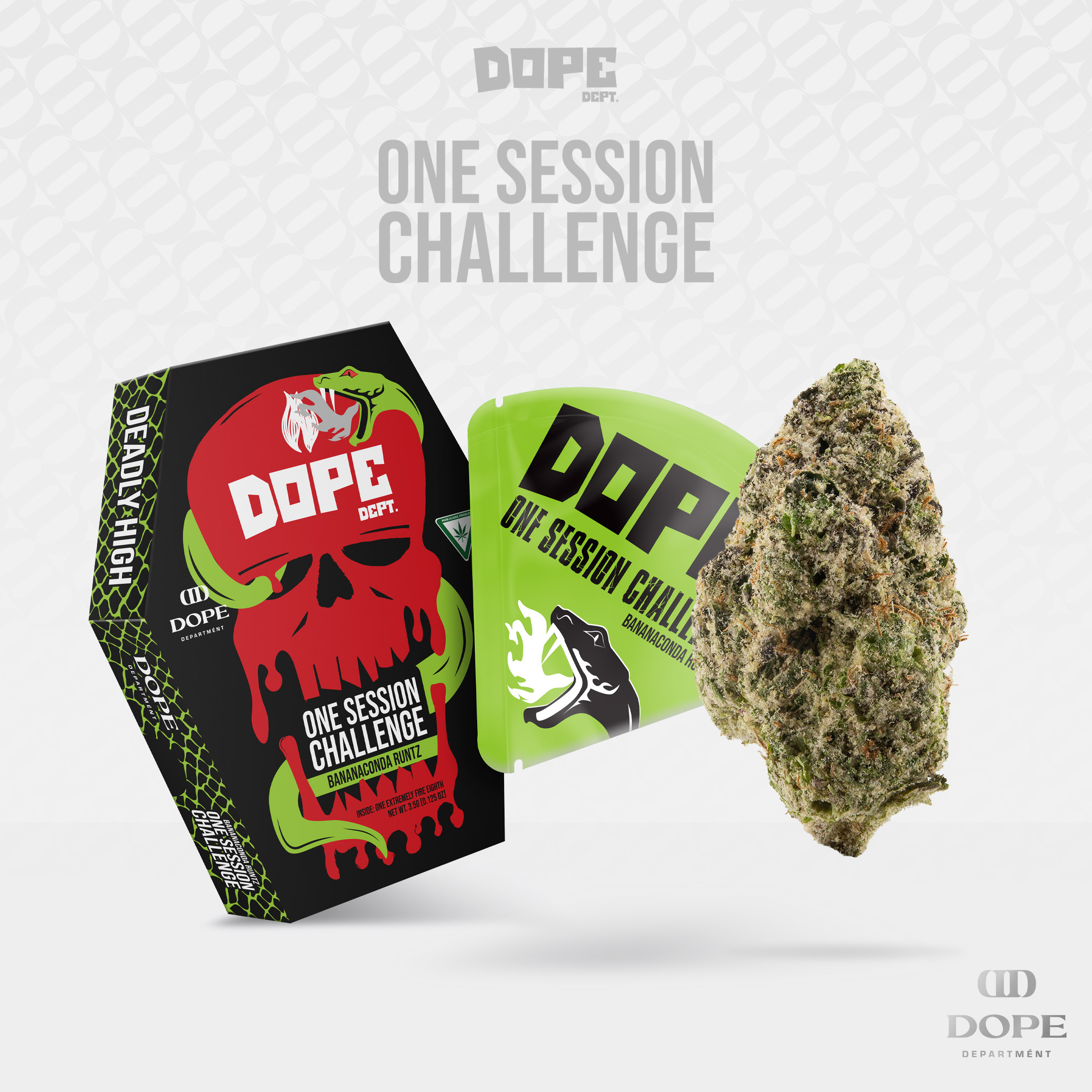 Photograph of product: BananaConda Runtz One Session Challenge - 3.5g