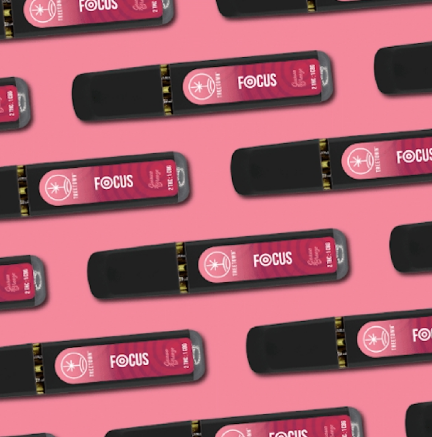 Photograph of product: Treetown - Guava Breeze Focus 2 TH-oui:1 CBG Disposable Vape 1g